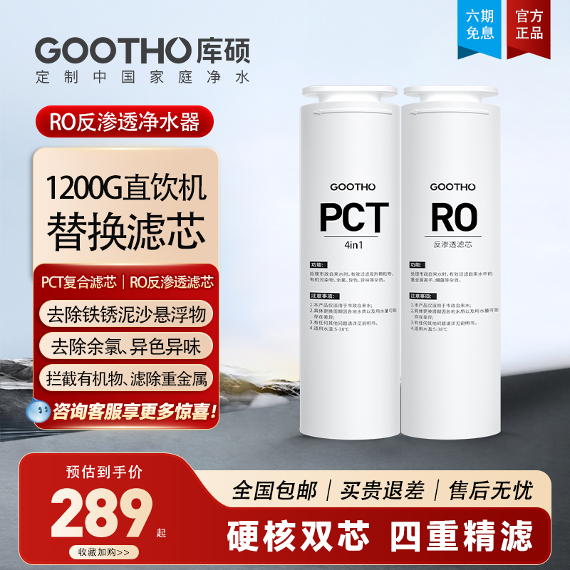 GOOTHO净水器复合滤芯RO膜反渗透