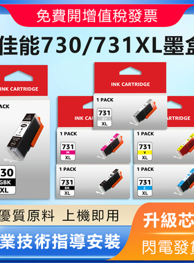 适用Canon佳能PIXMA TS8870打印机730 731 PGI730墨盒CLI731墨盒