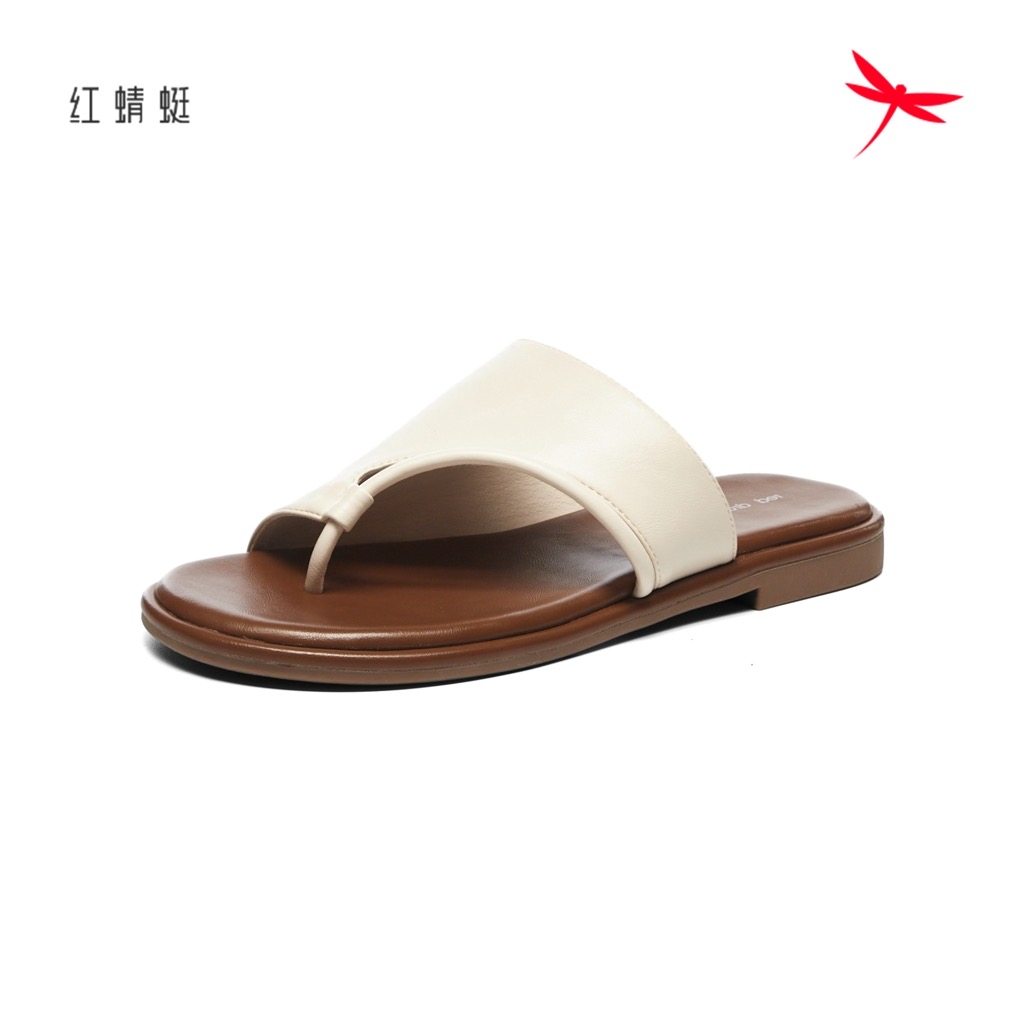 红蜻蜓凉拖鞋女夏季KX52035011百搭平底夹趾KX52035012人字拖防滑