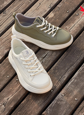 红蜻蜓老爹鞋男春新款AC51001011运动休闲舒适厚底真皮AC51001012