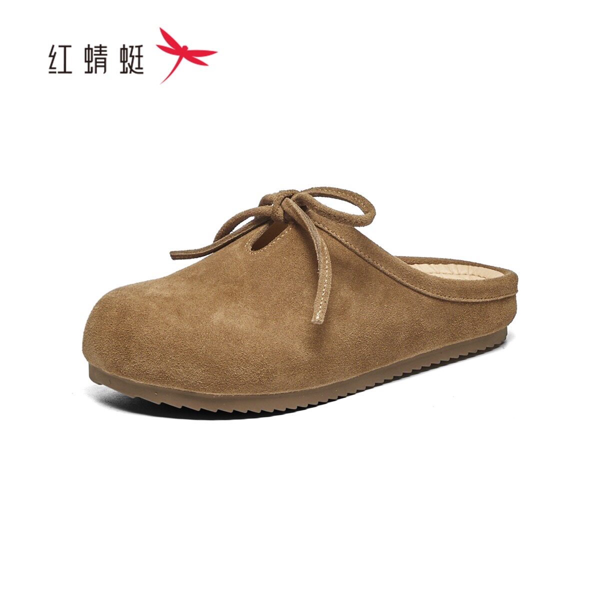红蜻蜓25春季女式单鞋BC62111011勃肯鞋包头女鞋半拖鞋BC62111012