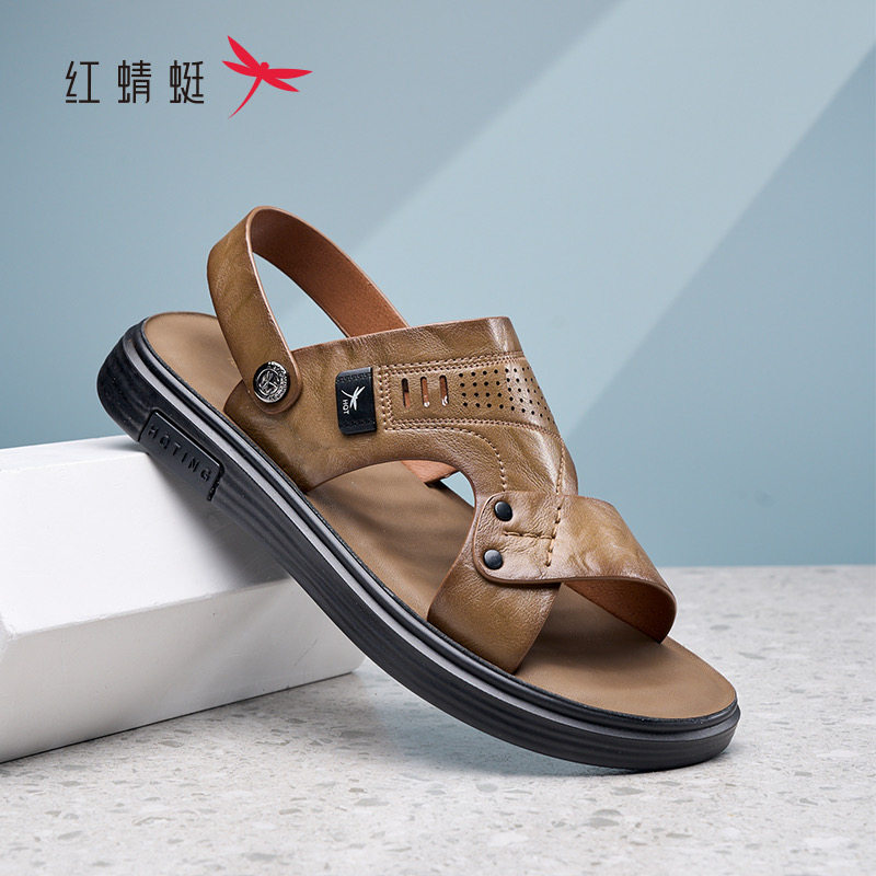红蜻蜓2025夏季男沙滩鞋LX68923001两穿男凉鞋拖鞋LX68923002休闲