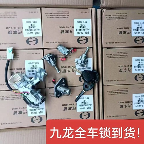 适配大马牌九龙汽车电门九龙大海狮点火开关 海格大海狮全车锁芯