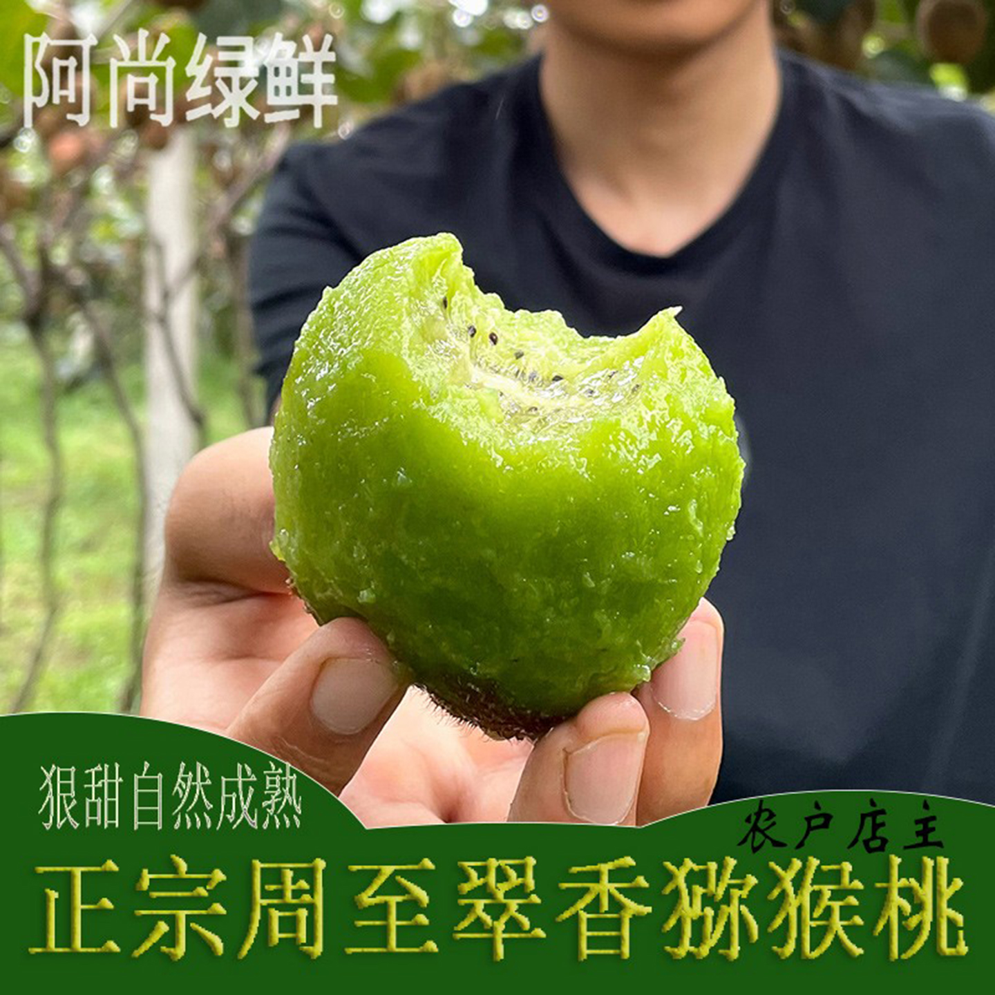 【周至阿尚】顺丰包邮翠香猕猴桃