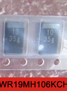 CWR19MH106KCHB 丝印10 进口全新原装 贴片钽电容器 D型 106K 35V