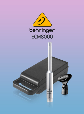 Behringer 百灵达 ECM8000 全指向性测试话筒 电容校准测量话筒