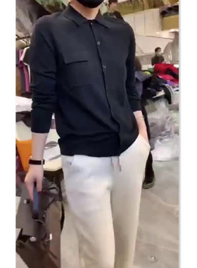 英国cherrykoko早春新款翻领单排扣时尚女polo衬衫修身显瘦