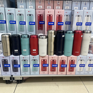 日本原装 进口虎牌广口直饮保温杯男女高档商务超轻便携不锈钢水杯
