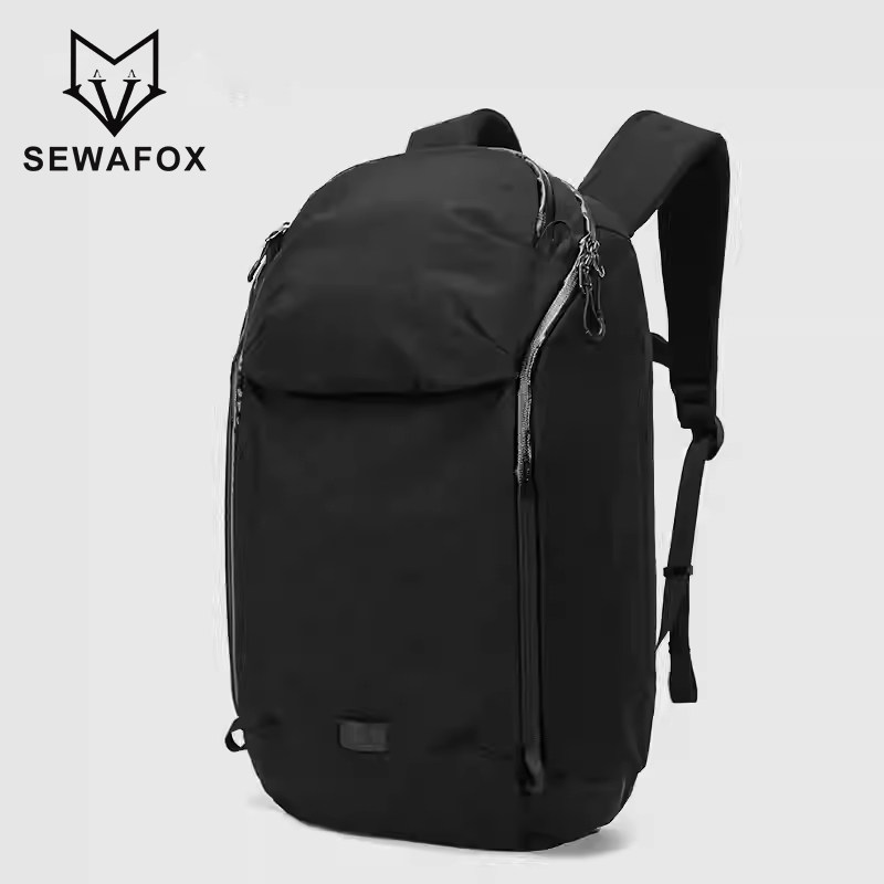 背包男士2026新款商务出差通勤大容量旅行防水轻便电脑双肩包男款