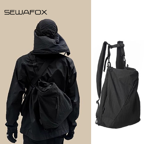 SEWAFOX/塞瓦狐机能风斜挎男包