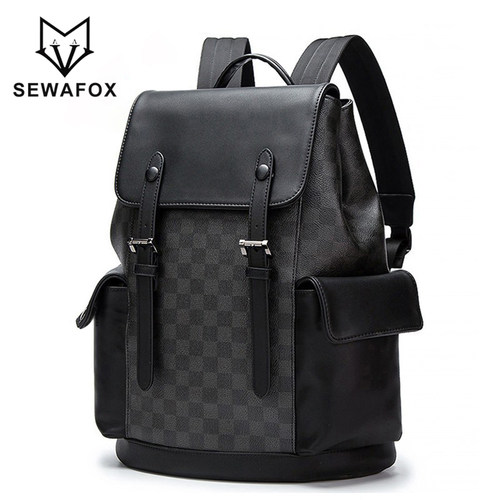 SEWAFOX/塞瓦狐官方正品格子背包