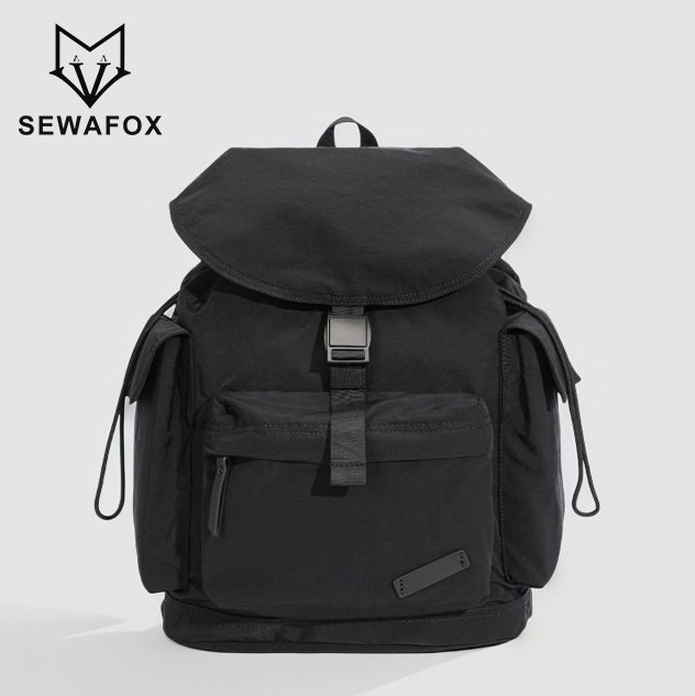 上班通勤电脑双肩包大容量男女户外旅行登山包轻便百搭机能风背包