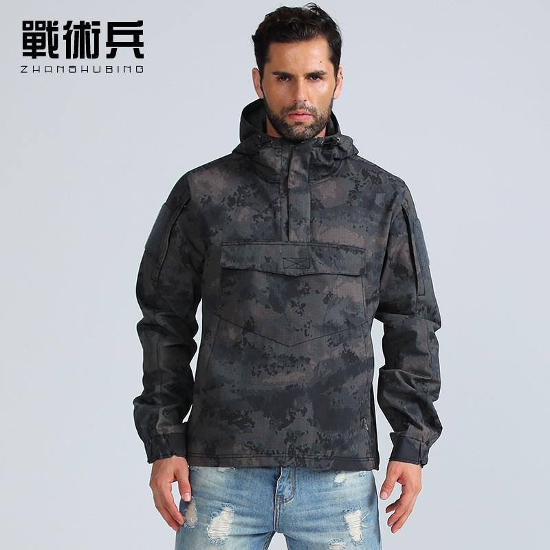 新款迷彩GORKA风衣 战术外套男女户外防刮耐磨作训军迷野战罩衣