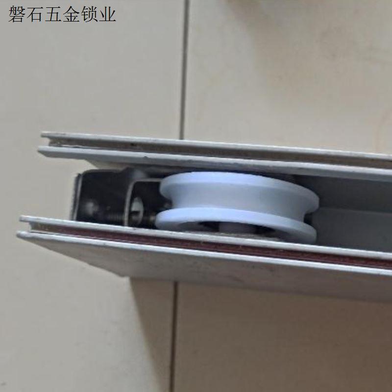 4个装 老式90滑轮不锈钢铝合金门窗滑轮推拉窗移门滚轮五金配件.