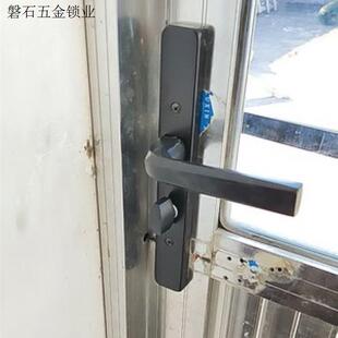 全铝合金极窄边钛镁合金高档阳台木门洗手间卫浴锁执手房门锁门.