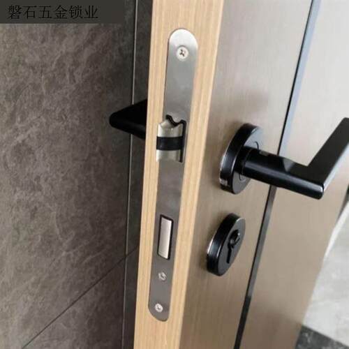 卧室室内锁舌静音家用小4558锁体芯锁具配件锁心通用型卫生间门.