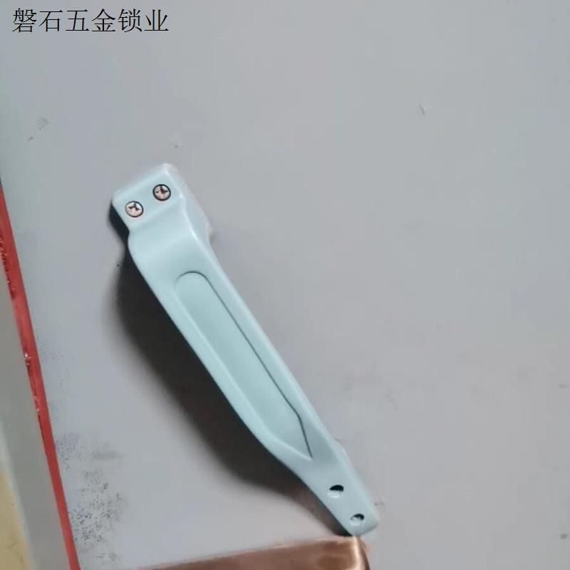 老式门拉手 美心盼防盗门把手 外装门自动锁塑料拉手大门家用.