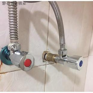 全铜冷热水阀门水家用304不锈钢三通一进二出止分水阀三角阀.