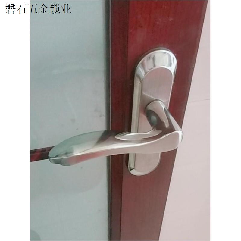 室内厕所门把手门锁洗手间孔距110/125无钥匙家用单舌卫生间浴.