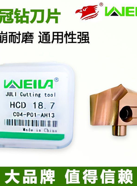 力锋戴斯卡HCD皇冠钻刀片JCD皇冠钻钻体整体硬质合金剑齿钻头深孔
