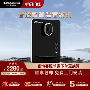 汉斯顿饮水机壁挂式 温热型可调温G300 家用净水器伴侣管线机即热式