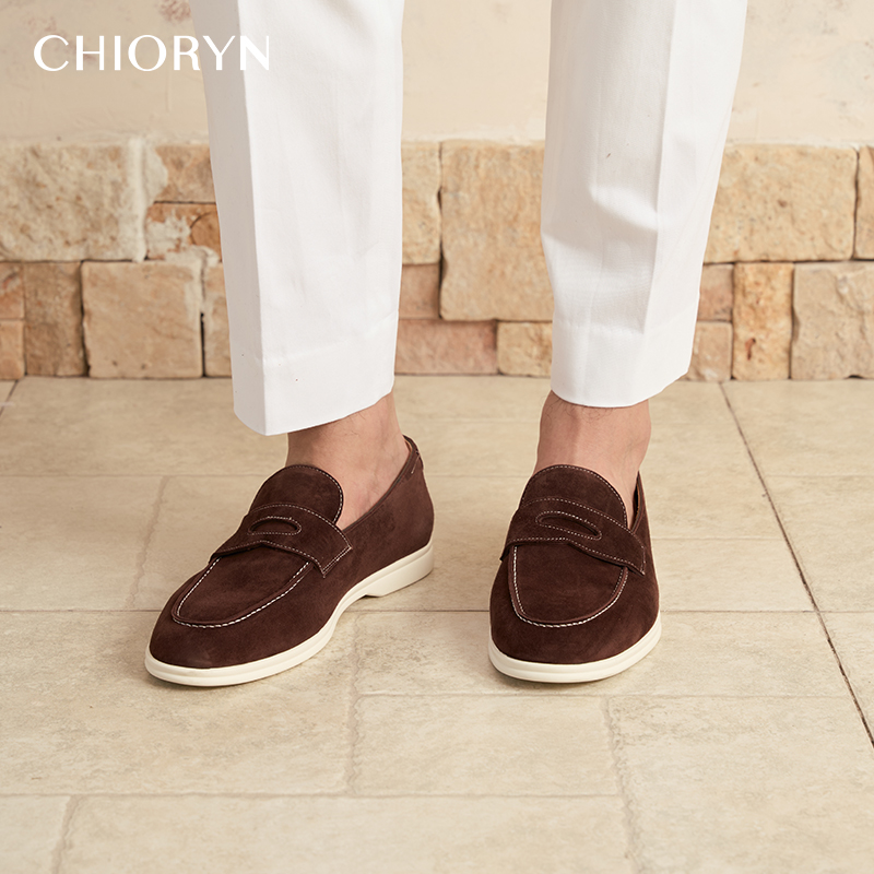 小羊皮乐福鞋皮鞋男chioryn青润