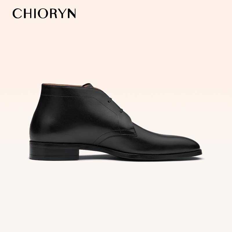 小牛皮沙漠靴男士chioryn青润