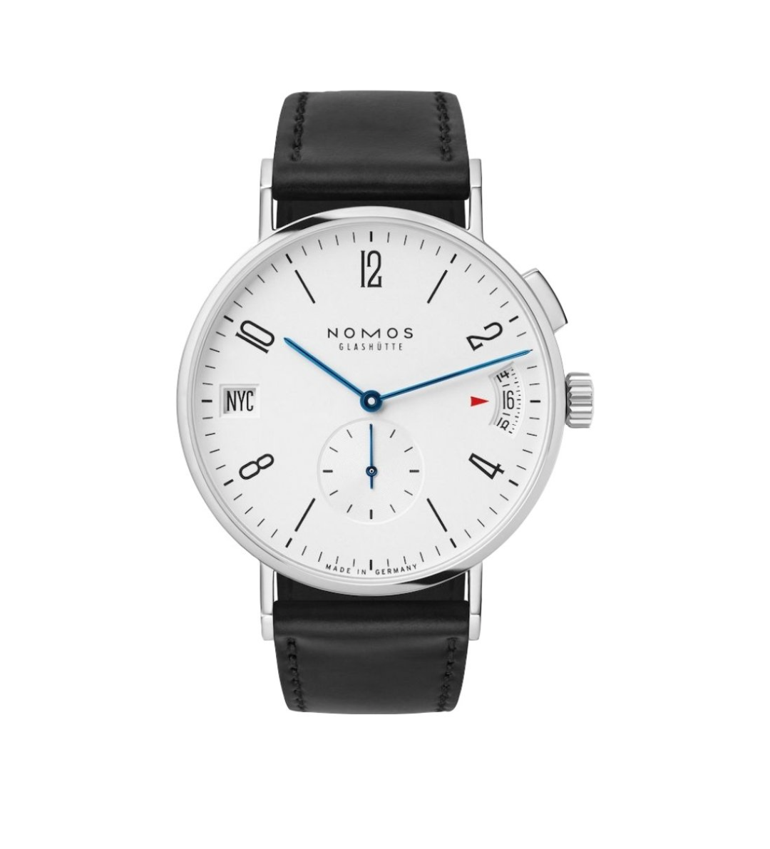 nomos 635 tangomat gmt 双时区 男士自动机械表 40mm 简约正装表