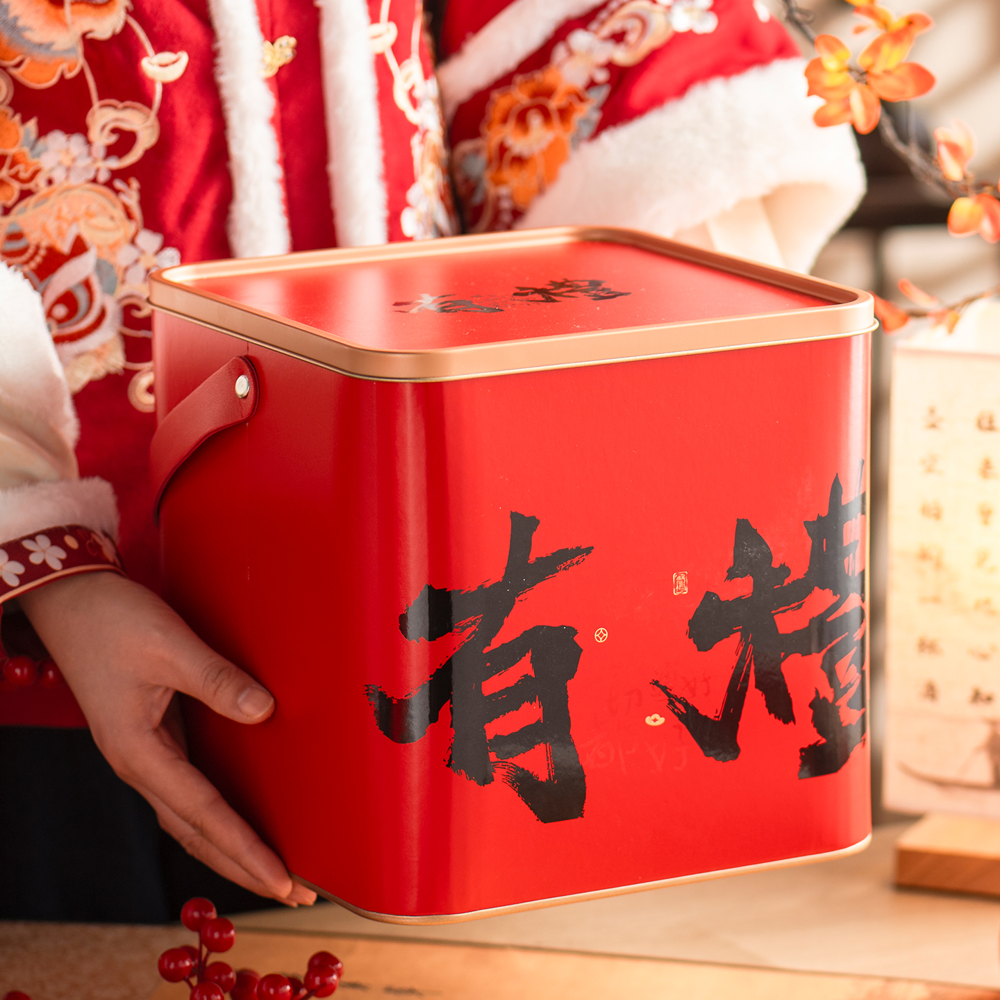 新年喜庆礼盒马年新款包装盒