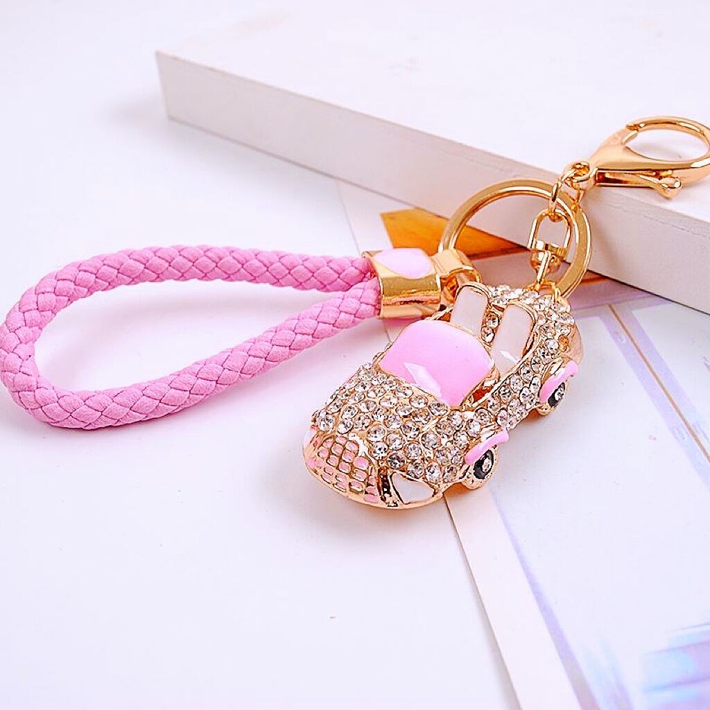 敞篷车汽车钥匙扣女包挂件钥匙链