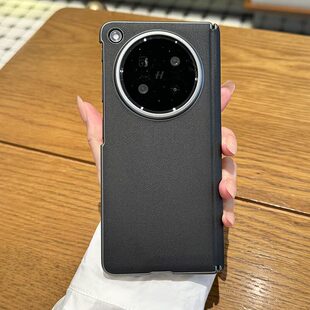 凯夫拉条纹适用OPPO Find N6手机壳轻薄新款n5折叠屏中轴全包防摔保护套findn6高档时尚oppofindn6抗指纹外壳