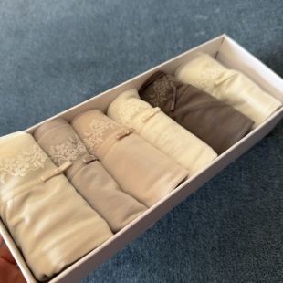 超细莫代尔巨柔软包臀中腰女内裤 六条装 轻薄透气 软到犯规