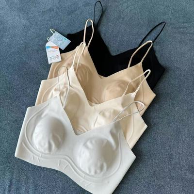 【无可挑剔！超薄不到80g】贸易出口 轻盈无感夏日吊带无钢圈文胸