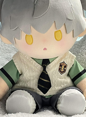 现货40cm厘米棉花娃娃娃衣一番赏套装青空昼长无属性坐姿玩偶衣服