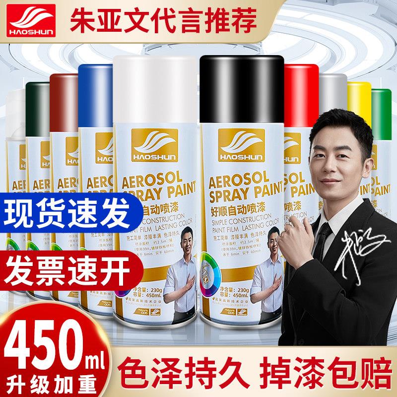 德国自喷漆金属改色防除锈家具木器漆汽车专用涂鸦黑白油漆喷罐