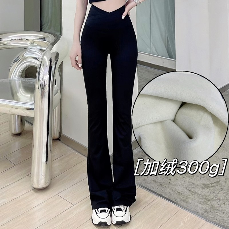 卡卡百搭新款鲨鱼裤九分裤加绒