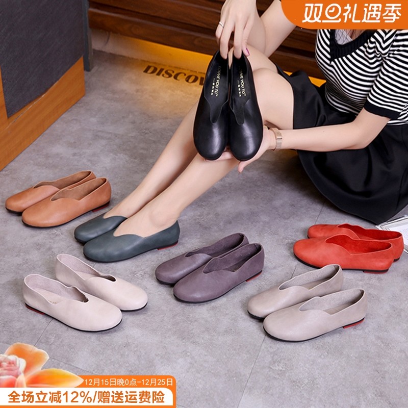 夏季奶奶鞋手工鞋平底孕妇妈妈鞋