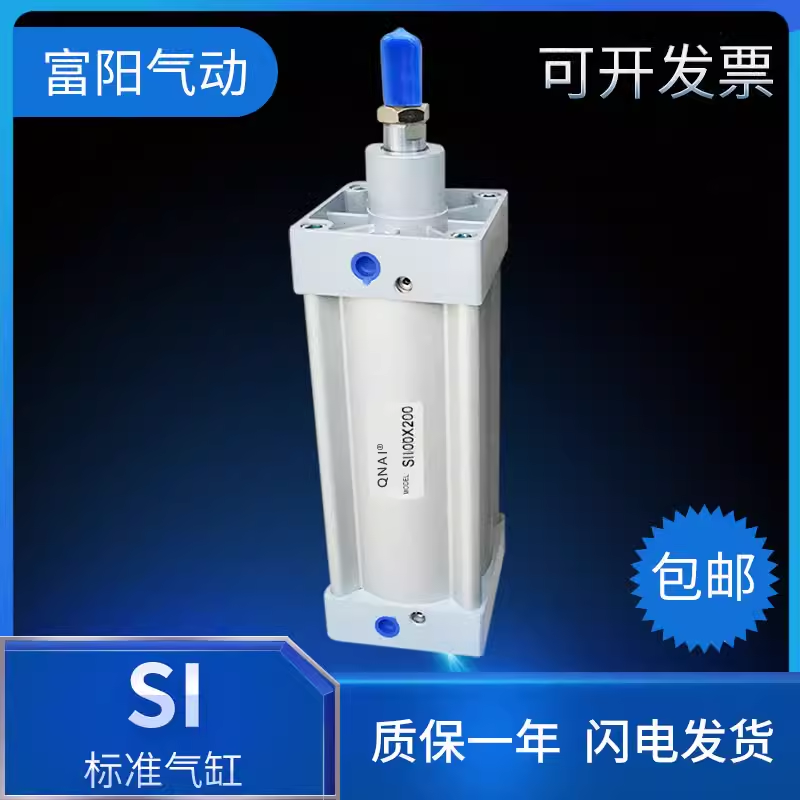 QNAI气动标准磁性小气缸SI200X25X50X75100125X300X400600800900S