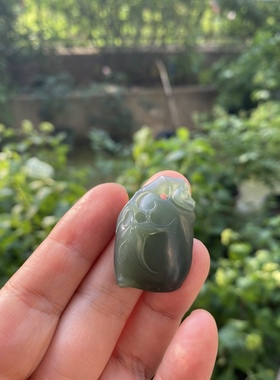 节节高吊坠天然和田玉青竹男女