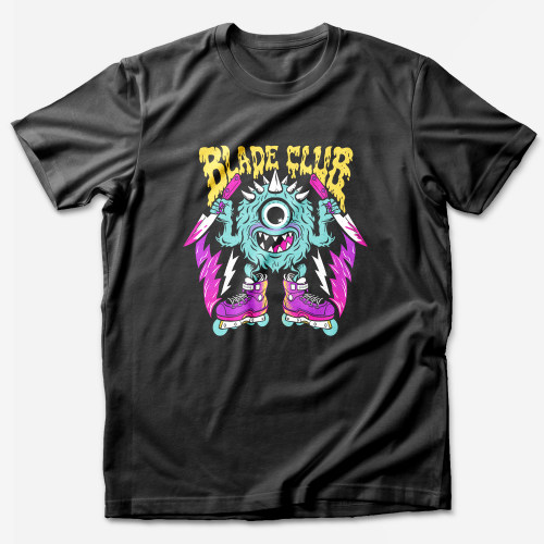 BLADE CLUB「滑行怪物」  Evil Roller No.16 轮滑纯棉运动T恤