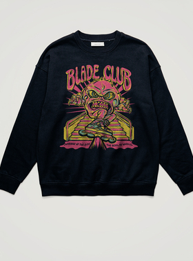 BLADE CLUB「滑行怪物」  Evil Roller No.6 轮滑运动长袖卫衣