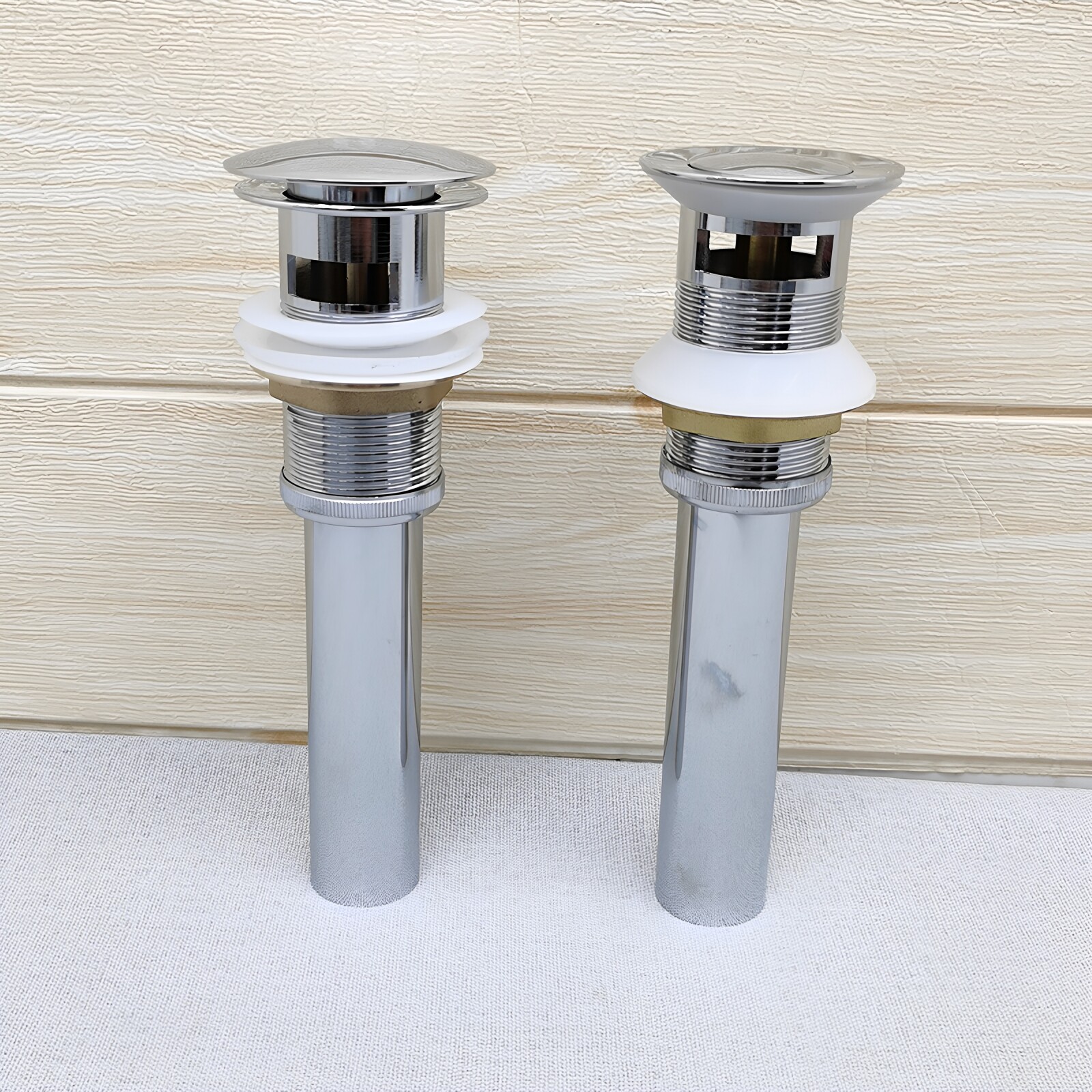 洗脸盆弹跳式防臭下水器带溢水孔