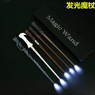 发光版魔杖精雕电池版赫敏哈利波特魔法棒礼盒环球影城魔法道具