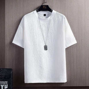 2022 simple solid color plain t-shirt for men gym sport tees