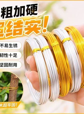 DIY园艺彩色软铝丝线定型