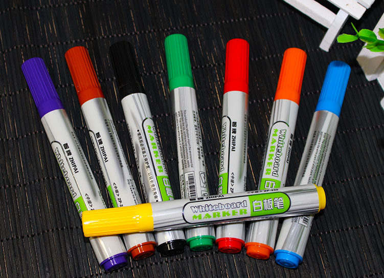 무료 배송 어린이 그림 그리기 보드 교육을위한 컬러 화이트 보드 펜 8 색 펜 ZHI 브랜드 지울 수 있는 수성 마커
