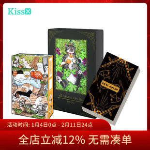 【原创正版】救助猫咪塔罗牌 Save Cats Tarot流浪猫故事手绘卡牌