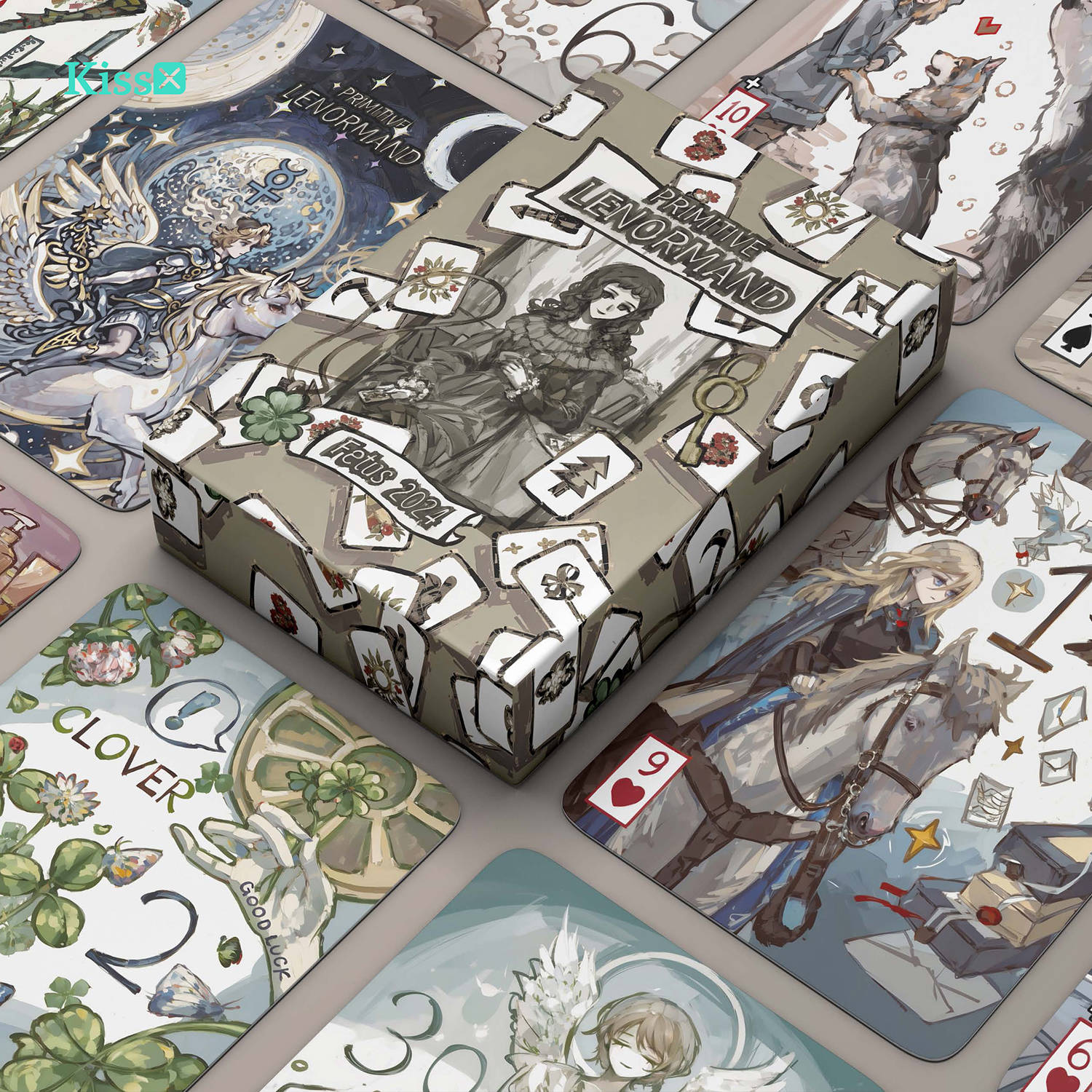 【现货】原创正版 简单雷诺曼利诺曼卡牌 Primitive Lenormand