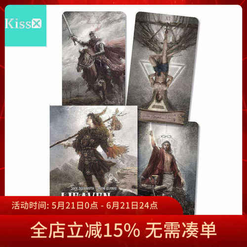 进口正版天堂人间天地塔罗牌