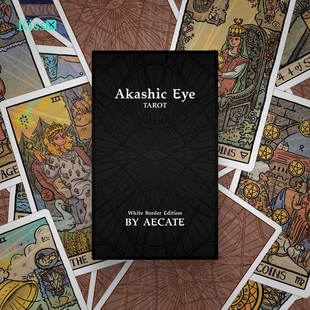【现货】原创正版 卡西之眼塔罗牌 Akashic Eye Tarot 白边框版